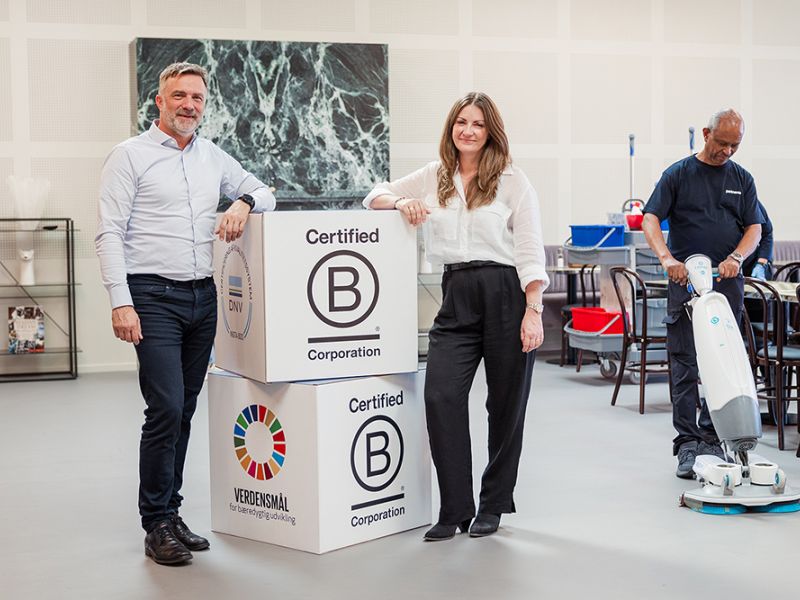 Partneren A/S medarbejdere med B-Corp certificering